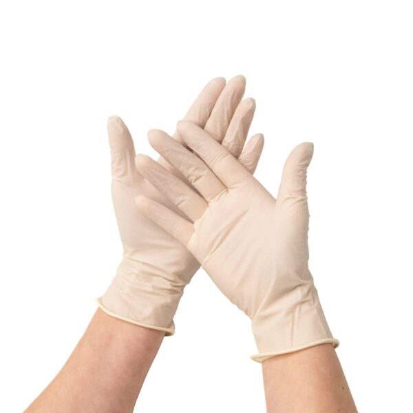 Zaščitne rokavice iz naravnega lateksa v različnih velikostih